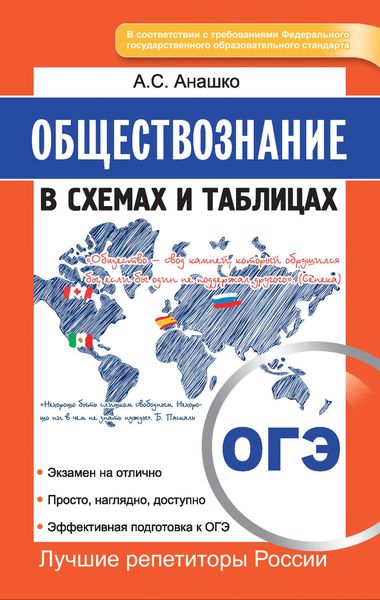 ОГЭ. Обществознание в схемах и таблицах