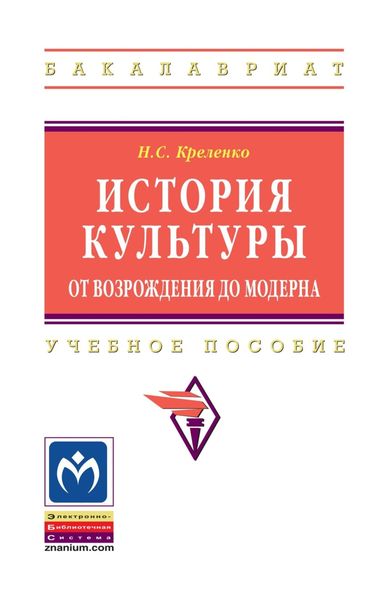 История культуры: от Возрождения до модерна