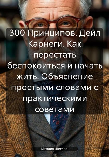 300 Принципов. Дейл Карнеги. Как перестать беспокоиться и начать жить. Объяснение простыми словами с практическими советами